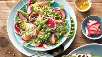 Spring Rhubarb Salad