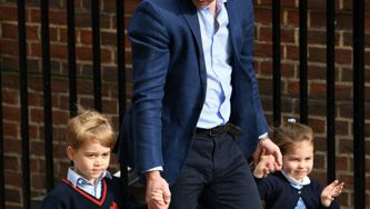 Prince George And Princess Charlotte Visit Their Brand-New Baby Brother