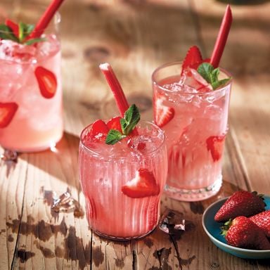 Strawberry-Rhubarb Sangria
