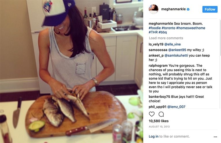 Every Time Meghan Markle Looked So Cute In Her Blue Jays Cap It Was Unfair