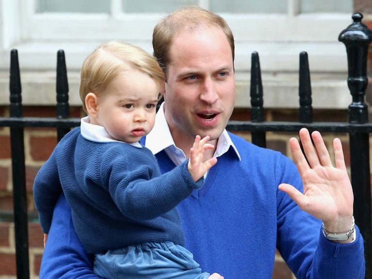 If you remember three years ago, a rather shy George arrived at the hospital to meet his little sister