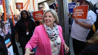 Ontario NDP Leader Andrea Horwath Talks Campaign Promises, Doug Ford and Being Scrutinized For Her Clothes