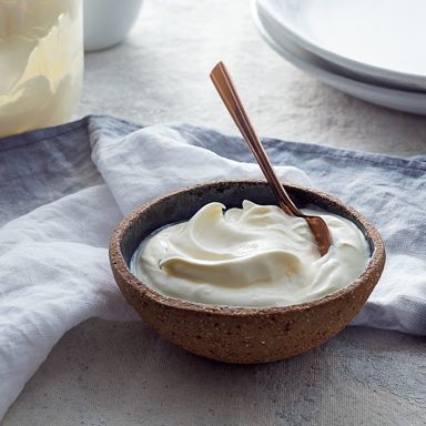 Homemade crème fraîche