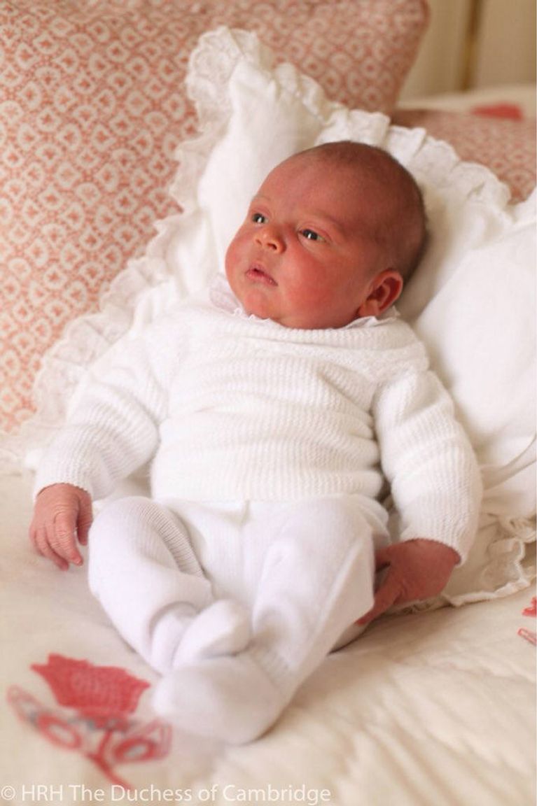 The Duke and Duchess of Cambridge have released two official photos of their son Prince Louis—one by himself