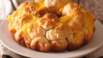 The Campout Cookbook's roasted garlic parmesan monkey bread