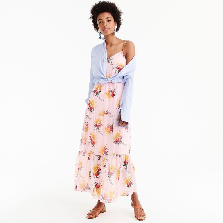 J.Crew Mercantile tiered maxi dress, maxi dresses