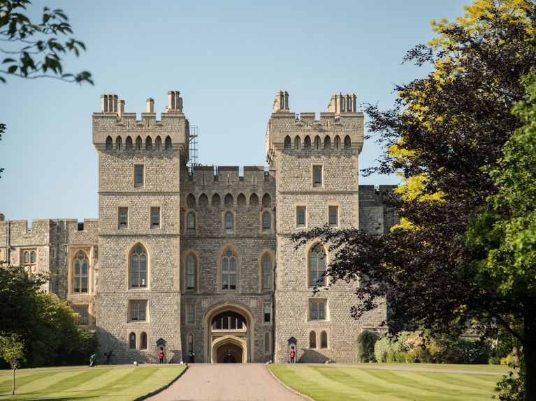 An image of Windsor Castle, which is close to Meghan and Harry's new home, Adelaide Cottage
