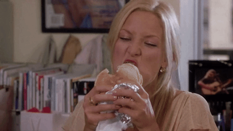 Gif of Kate Hudson from How to lose a guy in 10 days