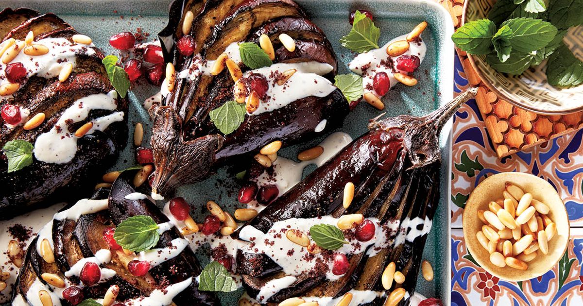 Roasted Eggplant With SumacTahini Sauce Recipe Chatelaine
