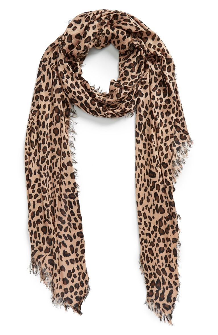 Sole Society Leopard Print Scarf, $41, shop.nordstrom.com