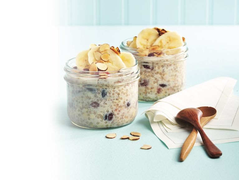 Overnight oats with chia seeds. Photo, Erik Putz