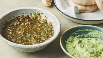 Munira Mahmud's Green Chile & Avocado dip