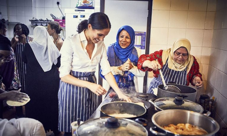 Meghan Markle cooks. Together: Our Community Kitchen showcases recipes from women affected by the Grenfell Tower fire