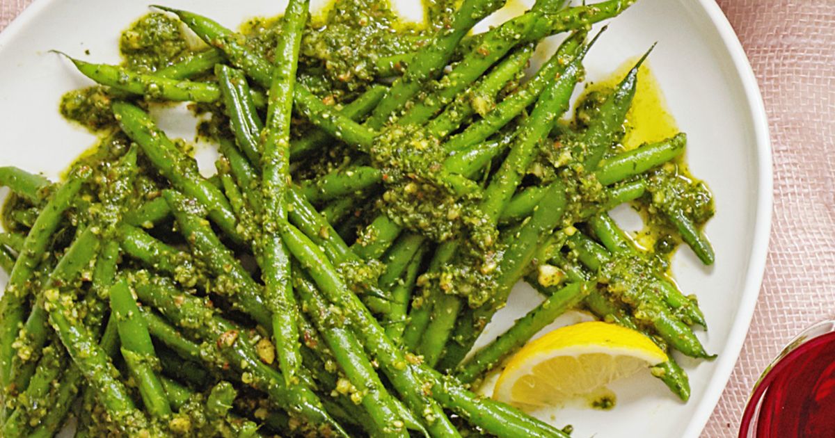 Pesto Green Beans recipe Chatelaine