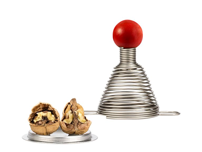 Holiday Gift Guide 2018 silver spring-loaded nut cracker