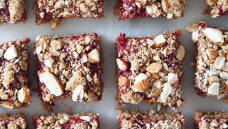 Almond Butter And Jam Breakfast Bars