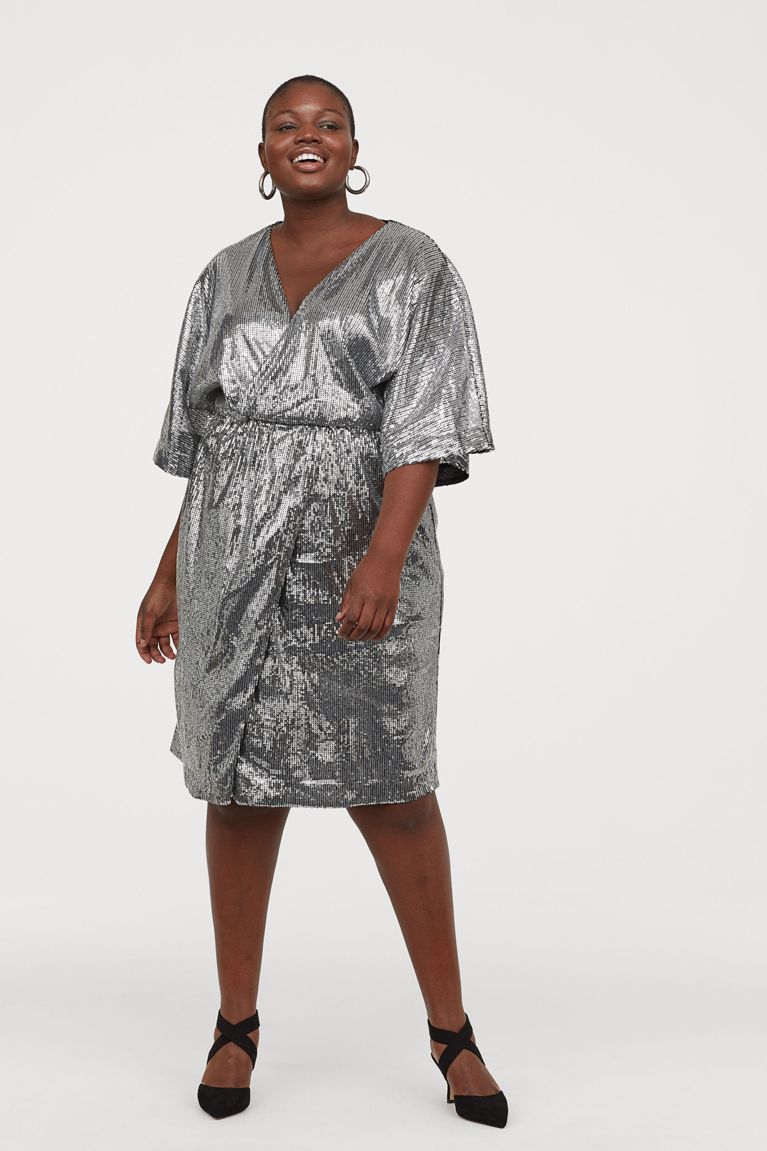 H&M+ Sequined Dress
