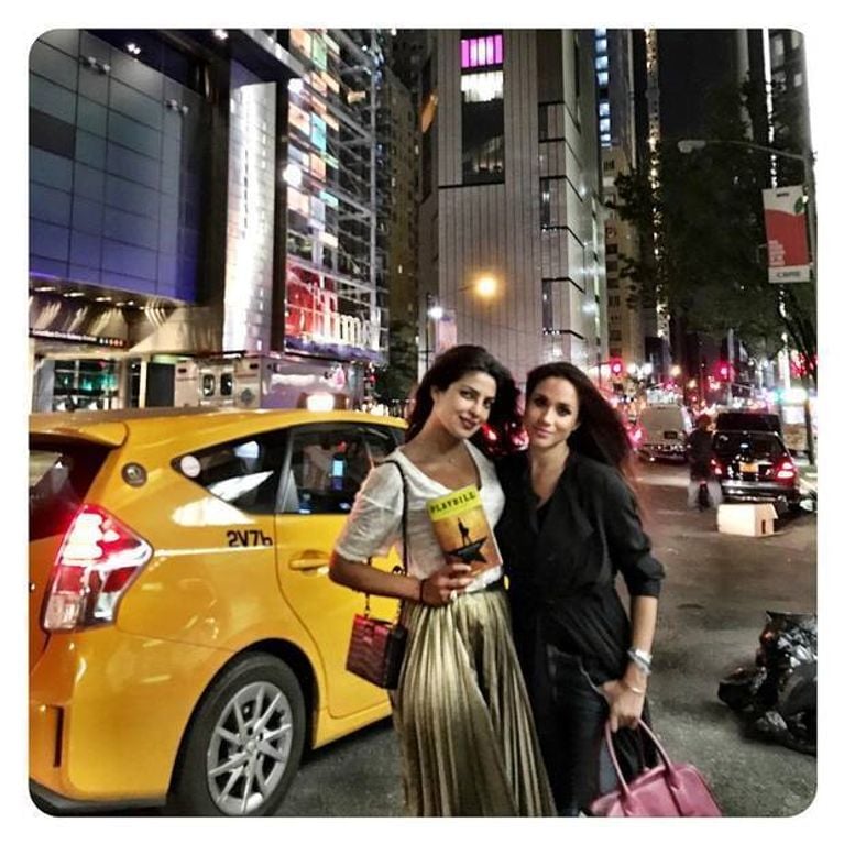 Meghan Markle friends reveal what she's like-Instagram post from Meghan Markle's now-defunct instagram shows her and Priya Copra posing downtown in New York City