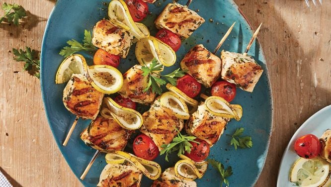 Greek Chicken Skewers