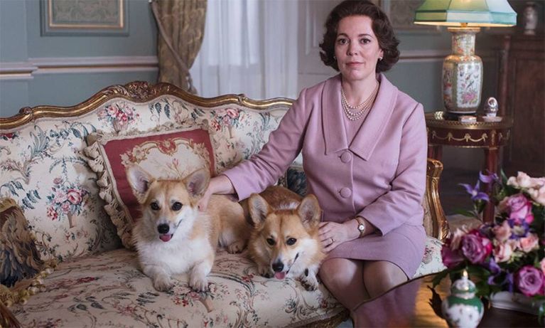 Olivia Colman in her role as Queen Elizabeth II on the Netflix series, The Crown.