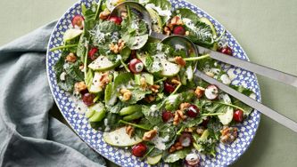Waldorf Salad With Chive Dressing