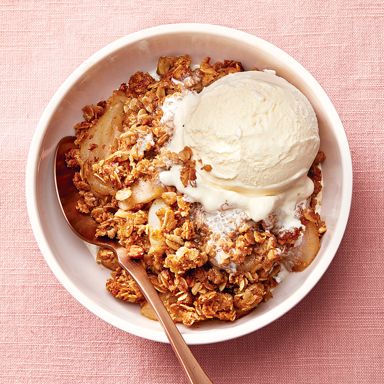 Peanut Butter Apple Crisp