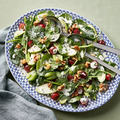 Waldorf Salad With Chive Dressing