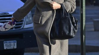 Sienna Miller Masters Laid-Back Winter Style In An Oversized Teddy Coat