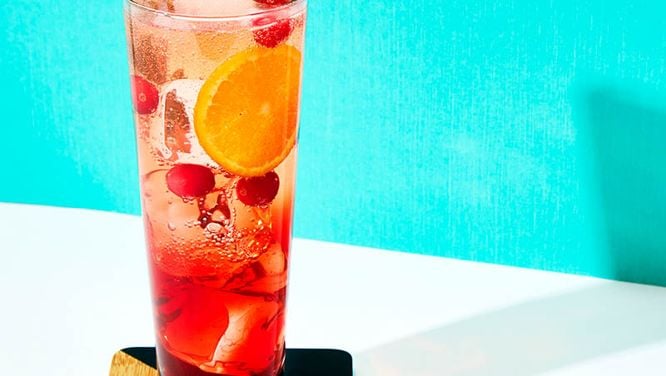 Cranberry Aperol Spritz