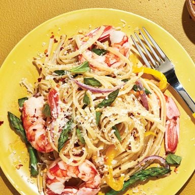 Shrimp Primavera Pasta