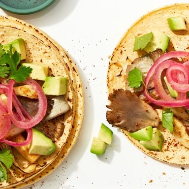 Roasted Mushroom Vegan Tacos