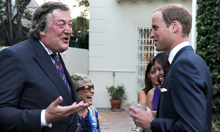 stephen fry and prince william talk