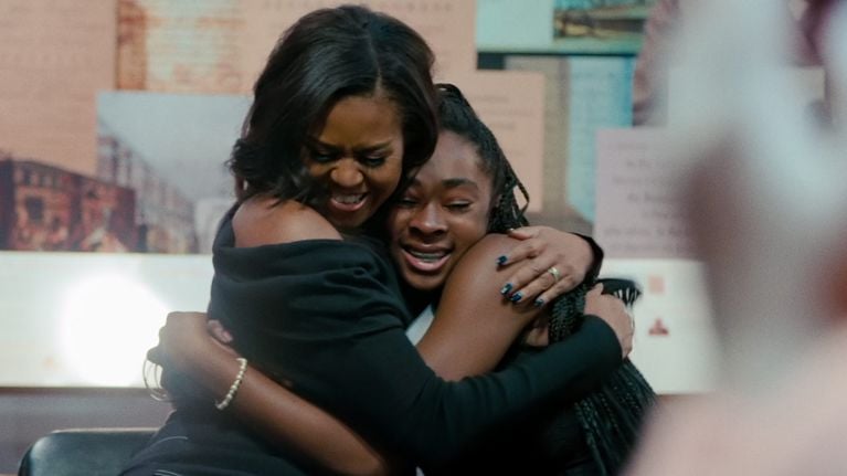 Michelle Obama in the new Netflix documentary Becoming