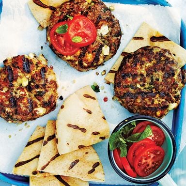 Lamb Burgers With Feta And Mint