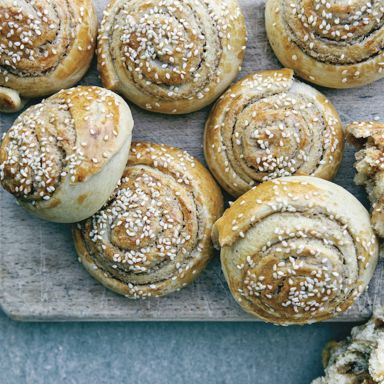 Sweet Tahini Rolls (Kubez el tahineh)