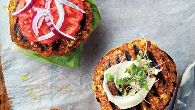 Black Bean And Tofu Burgers