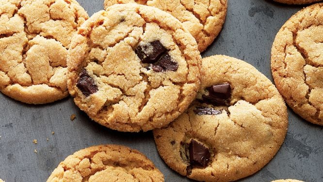 Classic Peanut Butter Chocolate Chip Cookies