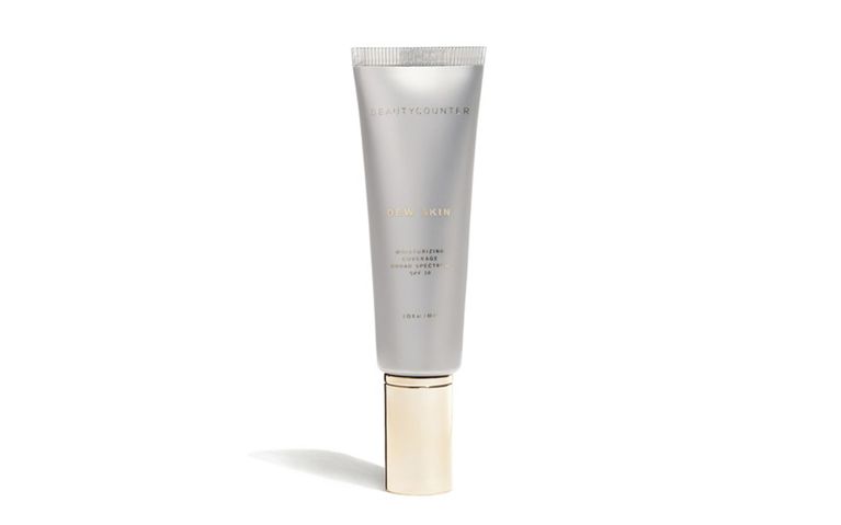 A photo of a Beautycounter tinted moisturizer on a white background.