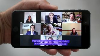 Watch Princess Anne Trying To Teach The Queen How To Do A Video Call