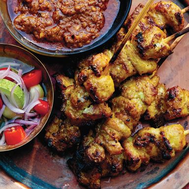 Grilled Chicken Satay Skewers (Gai Satay)