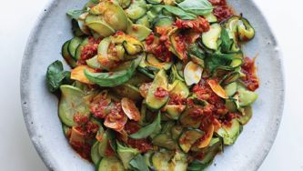 Ottolenghi's Super-Soft Zucchini With Harissa And Lemon