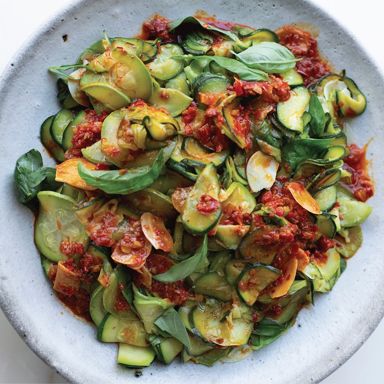 Ottolenghi's Super-Soft Zucchini With Harissa And Lemon