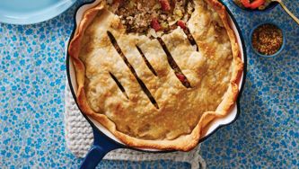 One-Skillet Pork Pie