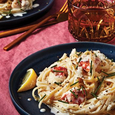 Creamy Lobster Fettuccine
