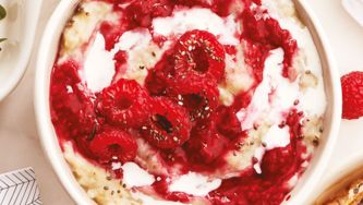 Peanut Butter And Jam Oatmeal
