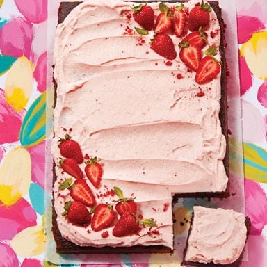 Strawberry-Chocolate Cake