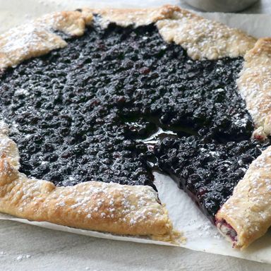 Plant-based Blueberry Galette