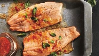 Sweet And Spicy Grilled Rainbow Trout