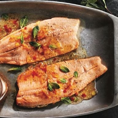 Sweet And Spicy Grilled Rainbow Trout