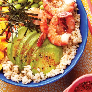 Hawaiian Shrimp Poke Bowl